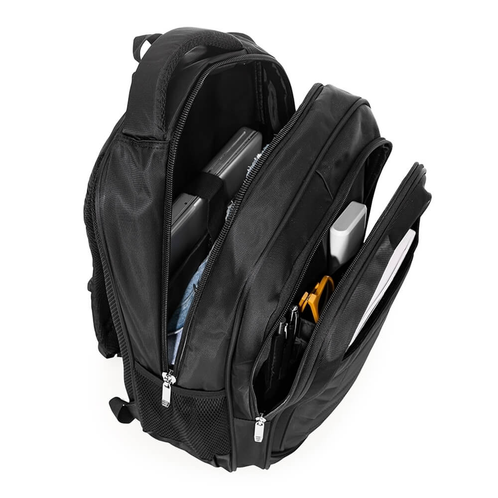 MOCHILA POLIÉSTER 27L SPX-03029-PRE NA COR PRETO - Imagem 3