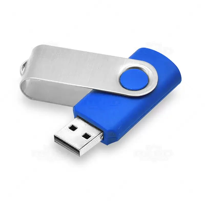 PEN DRIVE SM 4 GB GIRATÓRIO SPX-016-4GB-PRA/AZE NA COR AZUL - Imagem 2