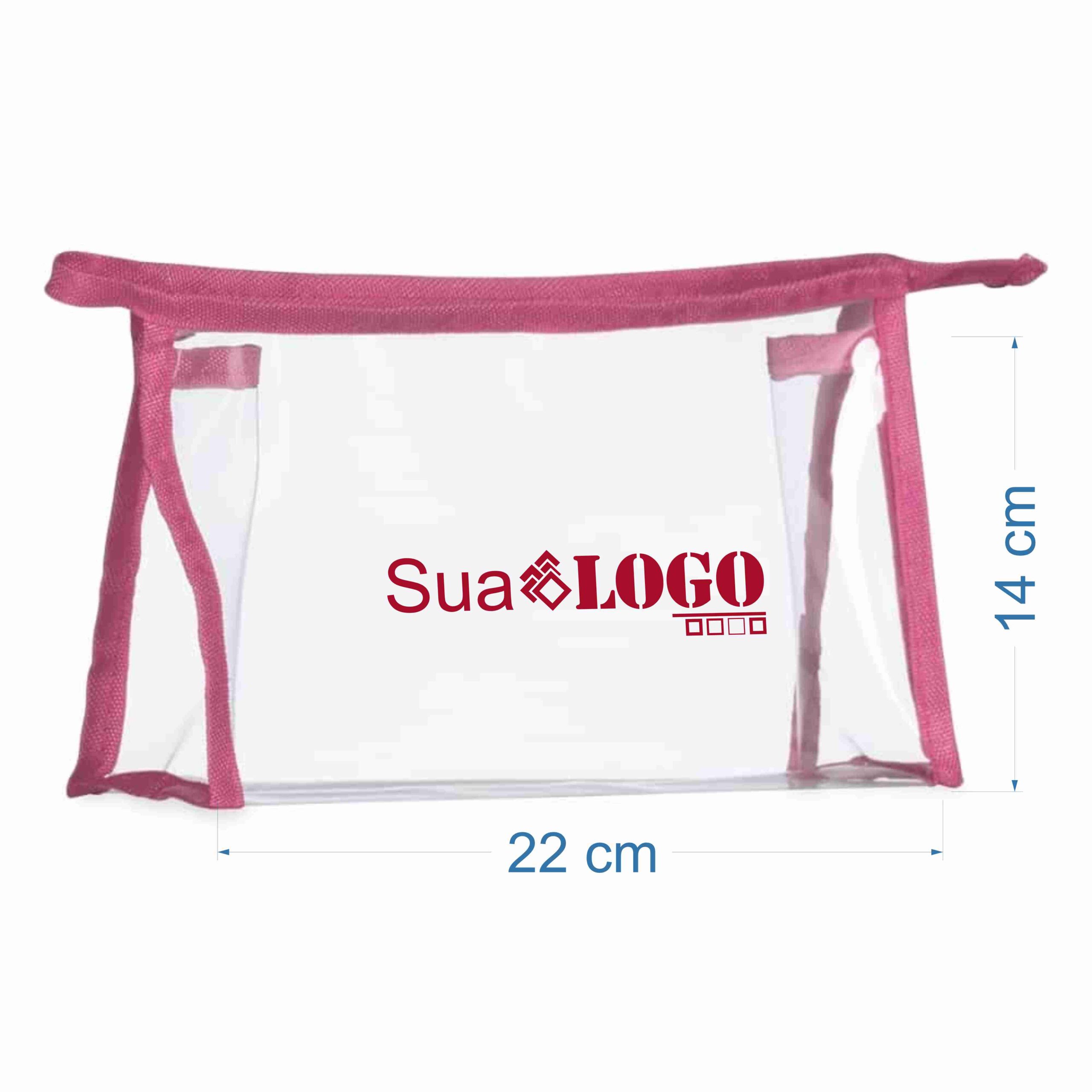 NECESSAIRE PLÁSTICA SPX-02092-RSE/TRA NA COR ROSA - Imagem 2