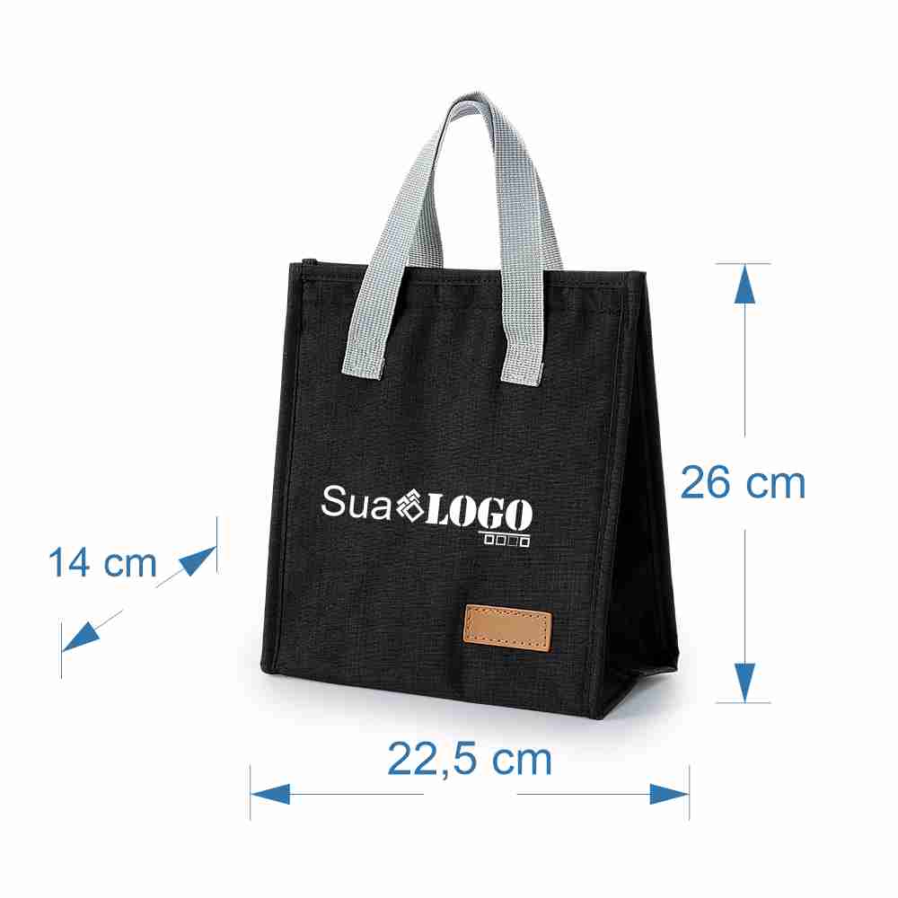 BOLSA TÉRMICA 8L SPX-06024-PRE NA COR PRETO - Imagem 2