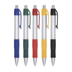 Alternative view of CANETA PLÁSTICA  SPX-03011D-PRA/AZU NA COR PRATA