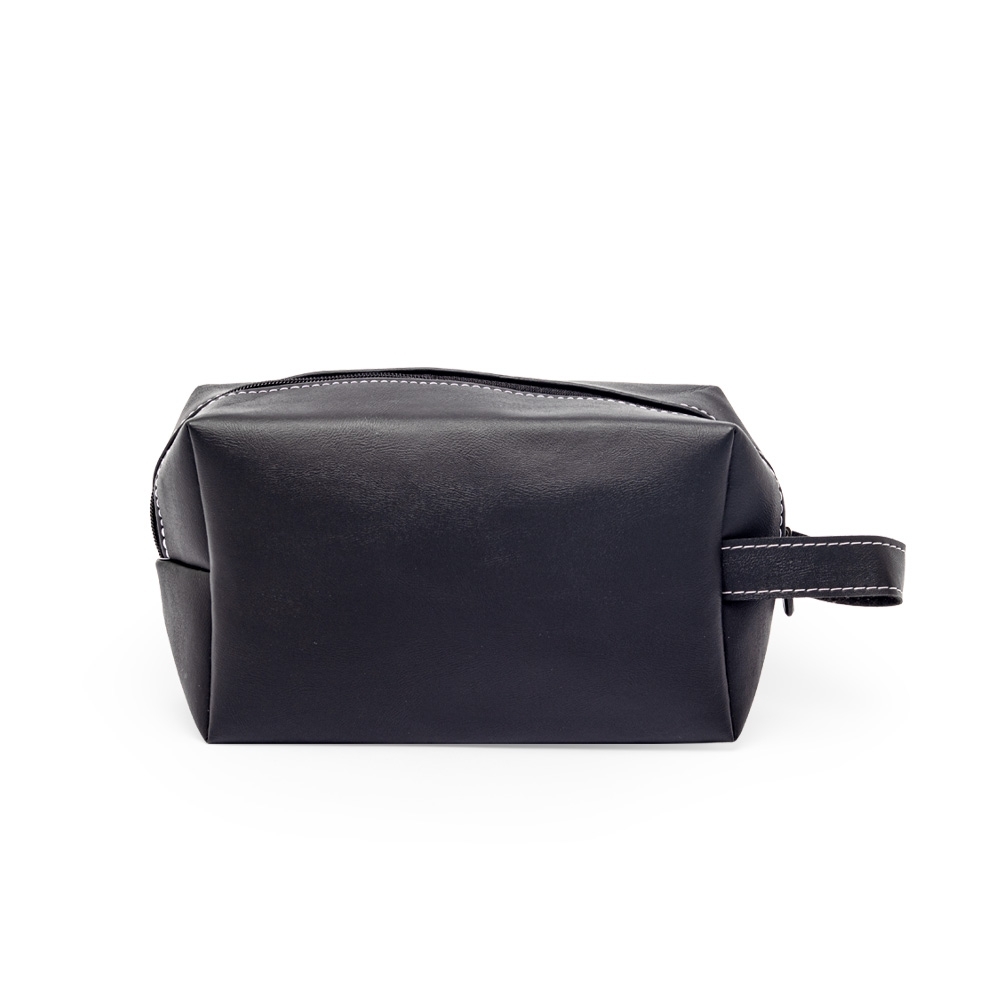 NÉCESSAIRE DE COURO SINTÉTICO SPX-15120-PRE NA COR PRETO - Imagem 3