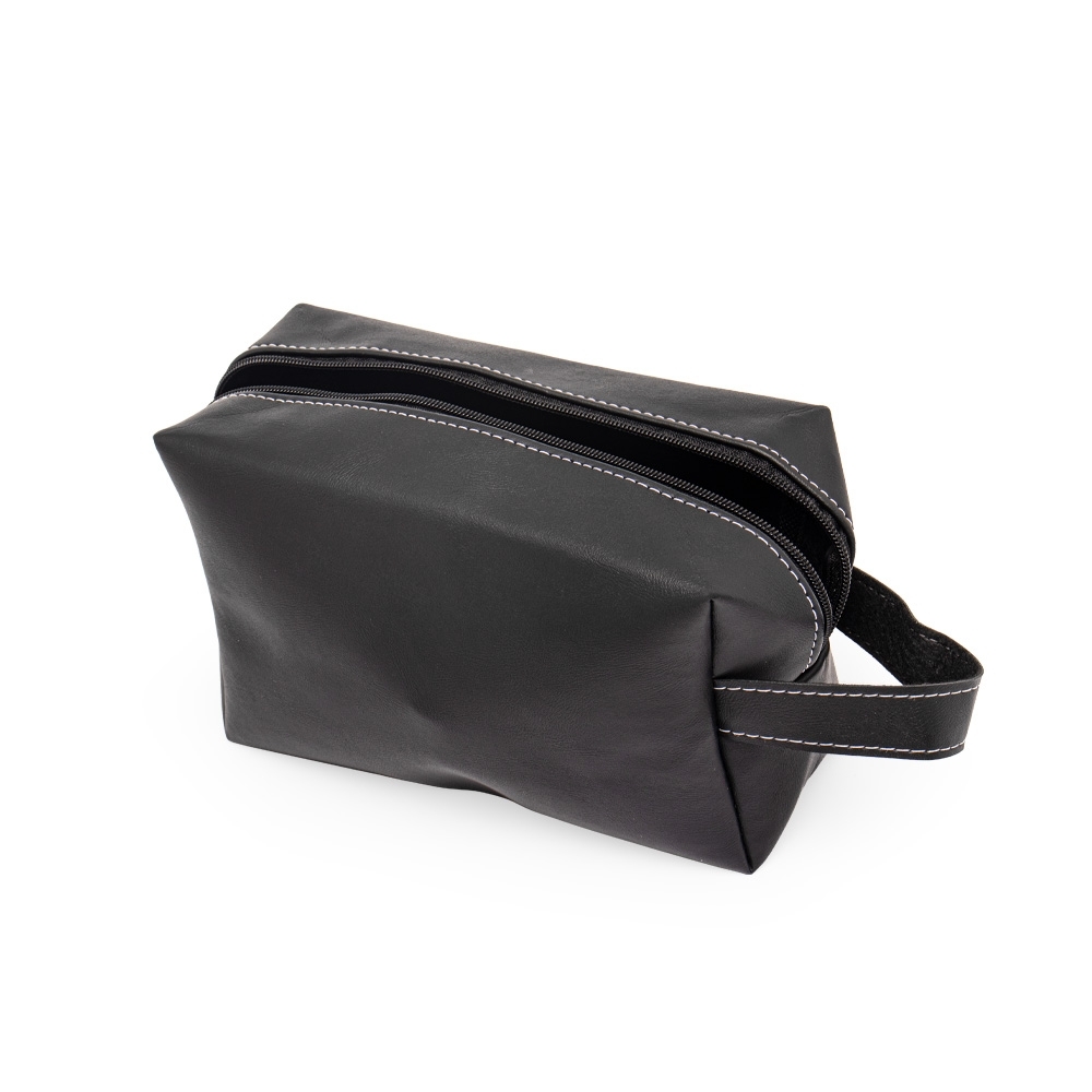 NÉCESSAIRE DE COURO SINTÉTICO SPX-15120-PRE NA COR PRETO - Imagem 2