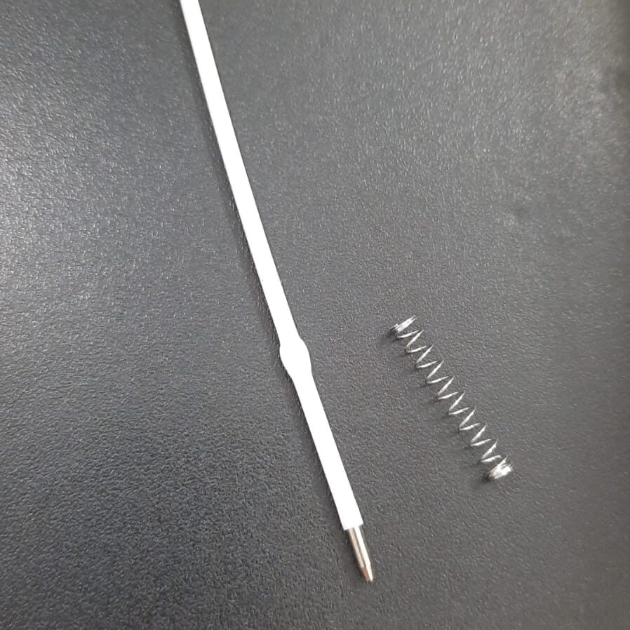 CARGA DE CANETA 511 TINTA PRETA SPX-CGB511-BCO/PRE NA COR BRANCO