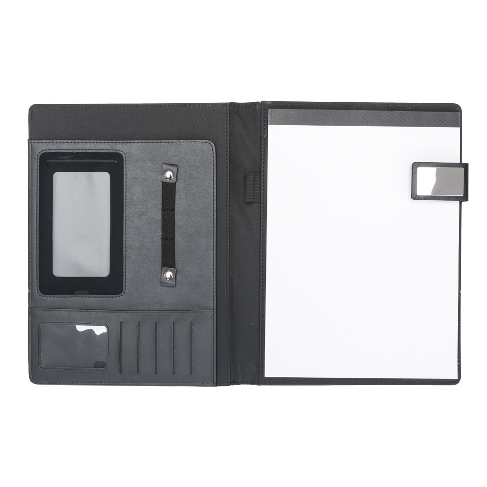 PASTA CONVENÇÃO COM PORTA CELULAR SPX-13486-PRE NA COR PRETO