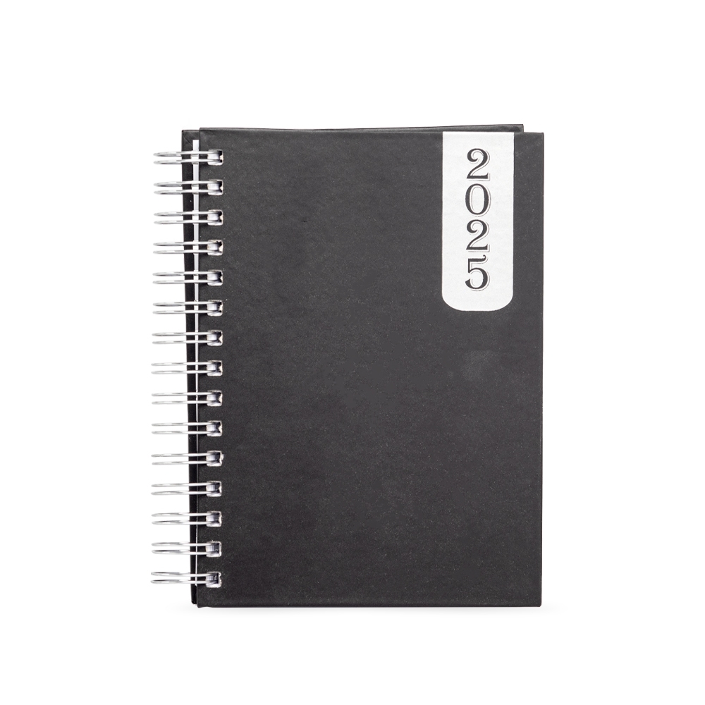 AGENDA DIÁRIA 2026 WIRE-O SPX-14462-PRE NA COR PRETO