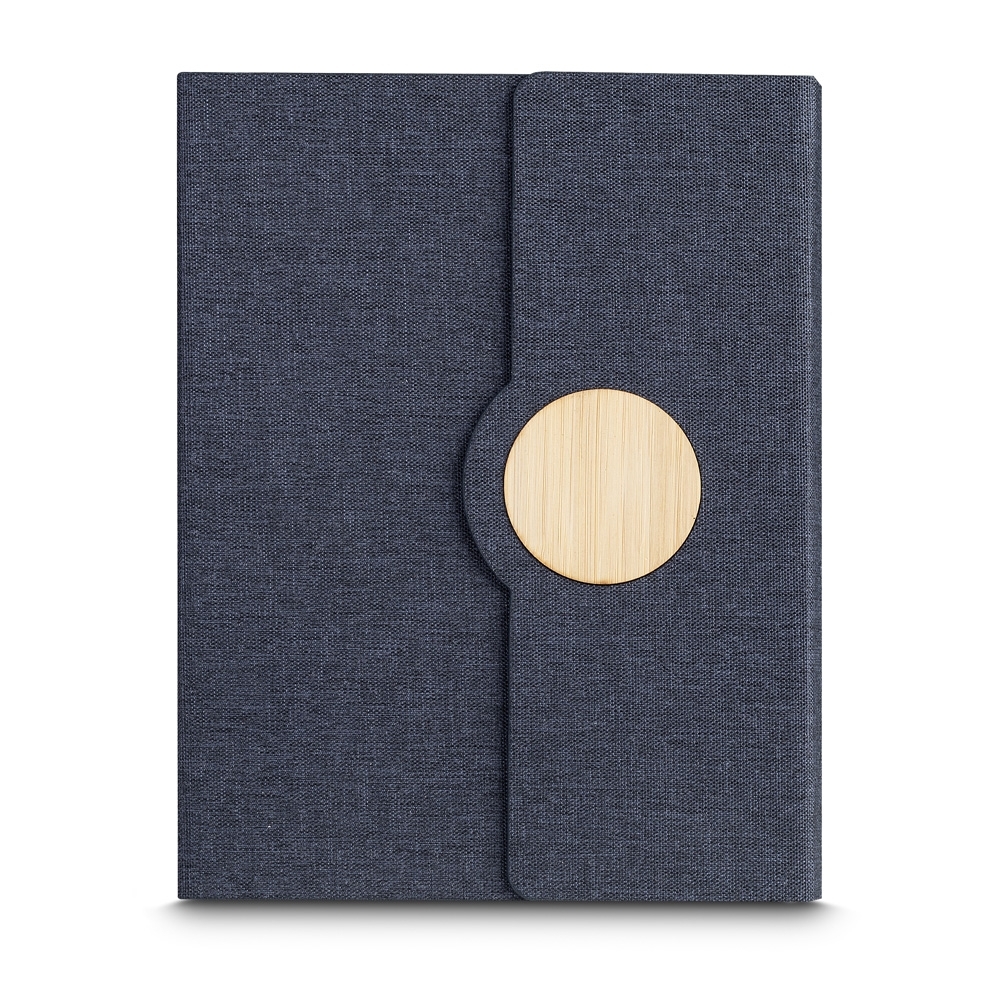 CADERNETA RPET SPX-15215-AZU NA COR AZUL