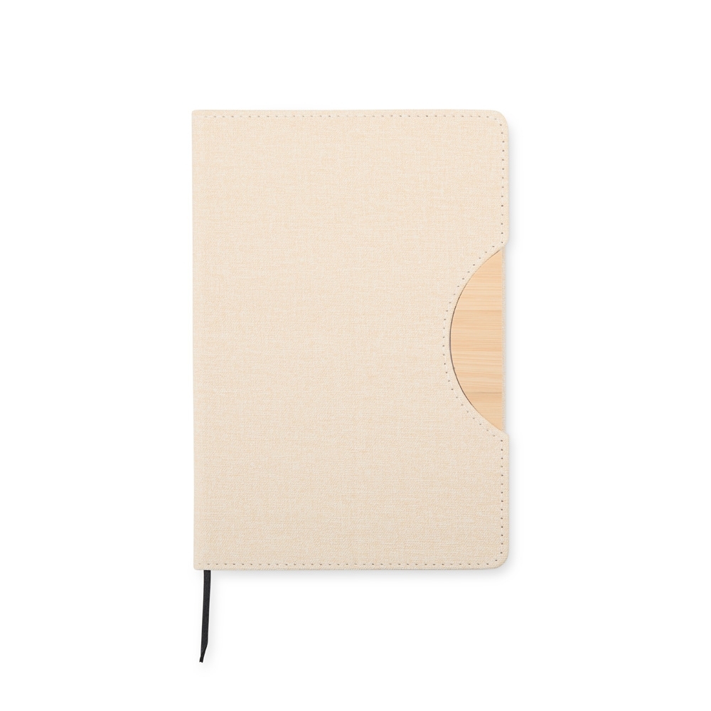 CADERNETA COM SUPORTE CELULAR SPX-06101-BEG NA COR BEGE