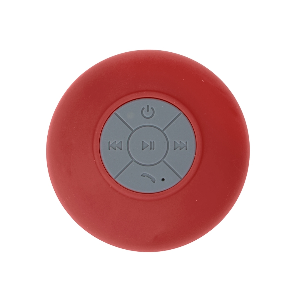 CAIXINHA DE SOM C/VENTOSA CAIXA ACRÍLICA  SPX-12926AC-VM NA COR VERMELHO