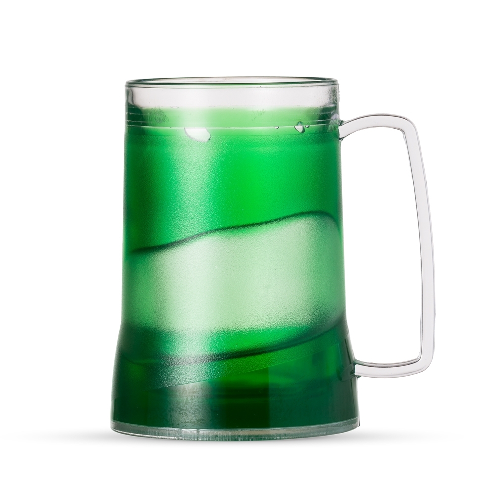 CANECA ACRÍLICA C/ GEL  SPX-12508-VD NA COR VERDE