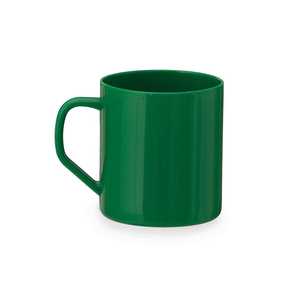 CANECA PLÁSTICA 400ML SPX-14877-VD NA COR VERDE