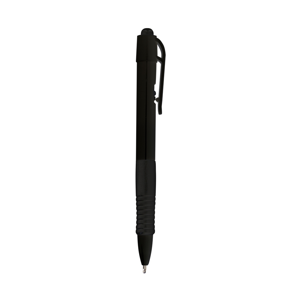 CANETA PLASTICA LEITOSA SPX-14679C-PRE/PRE NA COR PRETO