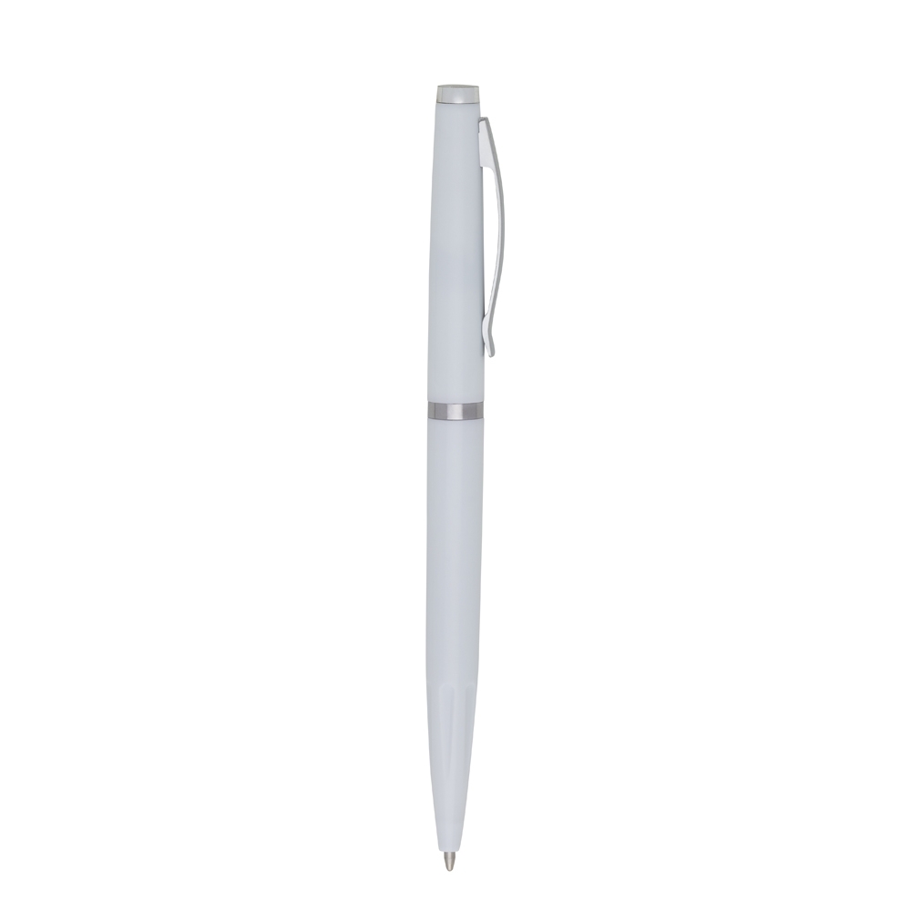 CANETA PLÁSTICA  SPX-12187-BCO/PRA NA COR BRANCO