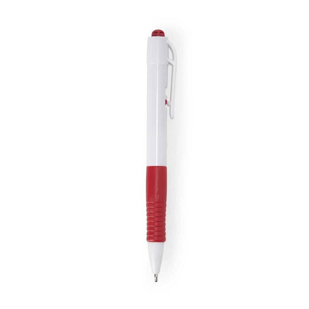 CANETA PLASTICA LEITOSA SPX-14679L-BCO/VM NA COR BRANCO