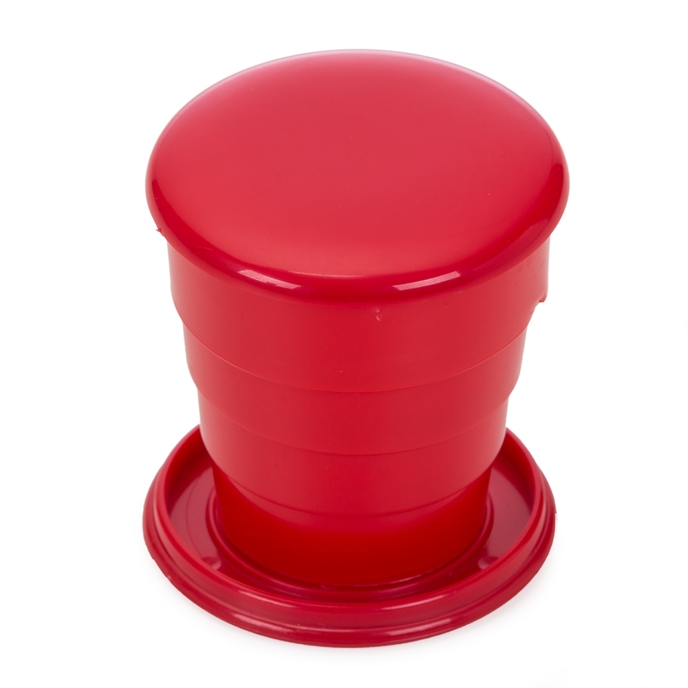 COPO RETRÁTIL 130 ML SPX-13656-VM NA COR VERMELHO