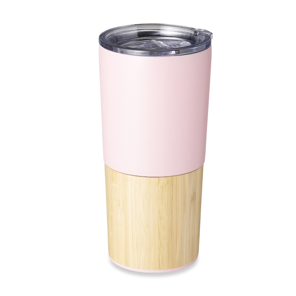 COPO TÉRMICO BAMBU 600ML SPX-04084-ROS NA COR ROSA