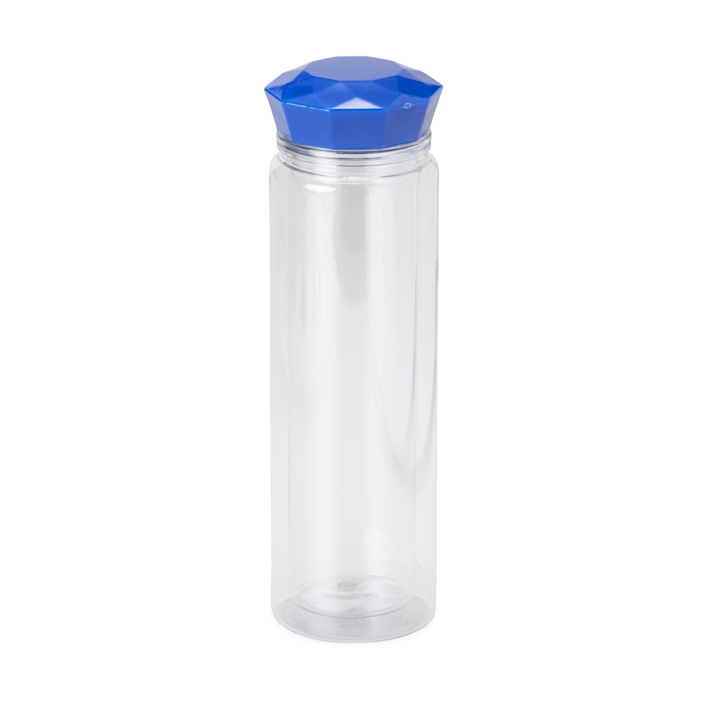 GARRAFA PLÁSTICA 500ML SPX-14850-TRA/AZU NA COR TRANSPARENTE