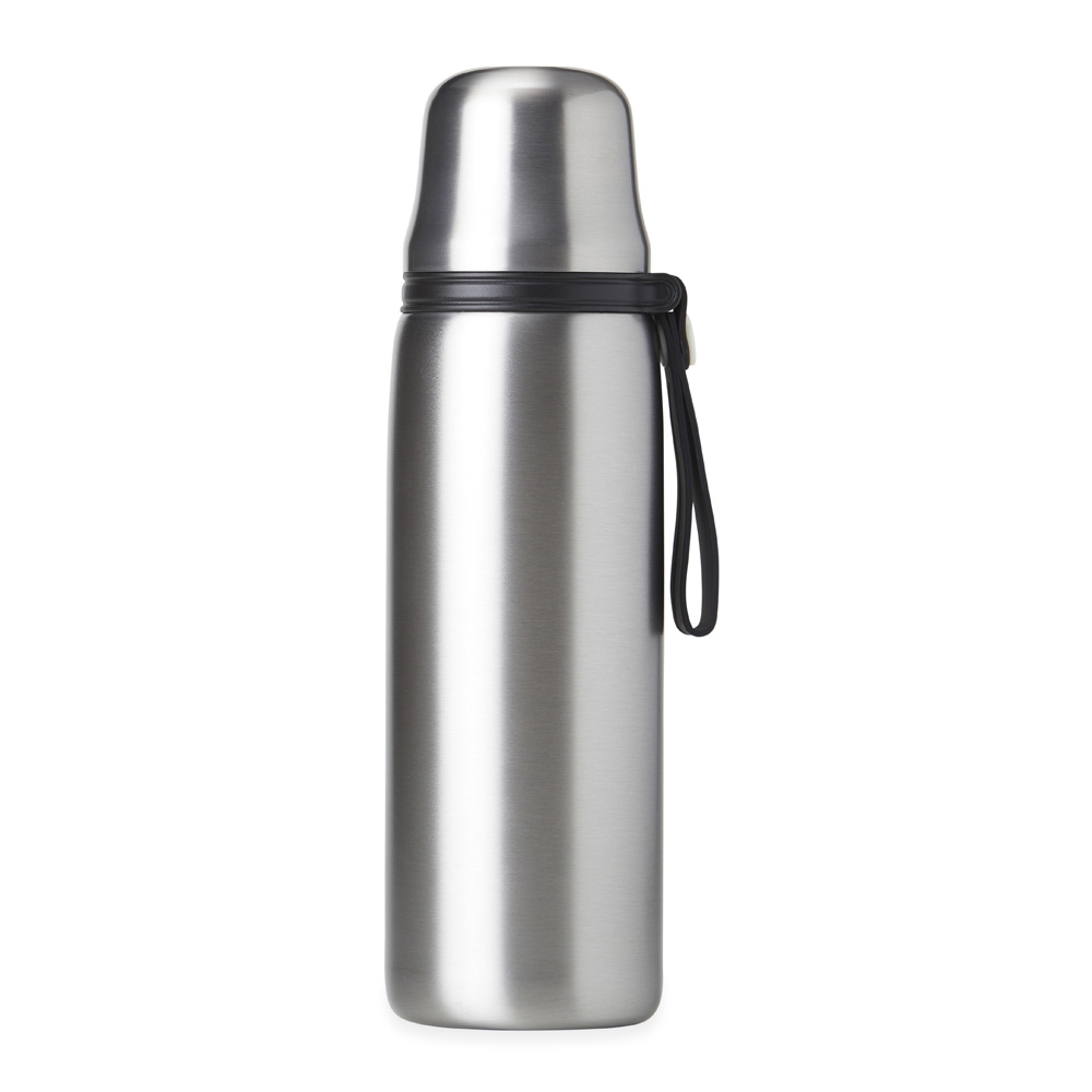 GARRAFA TÉRMICA 850ML SPX-P@18710-PRA NA COR PRATA
