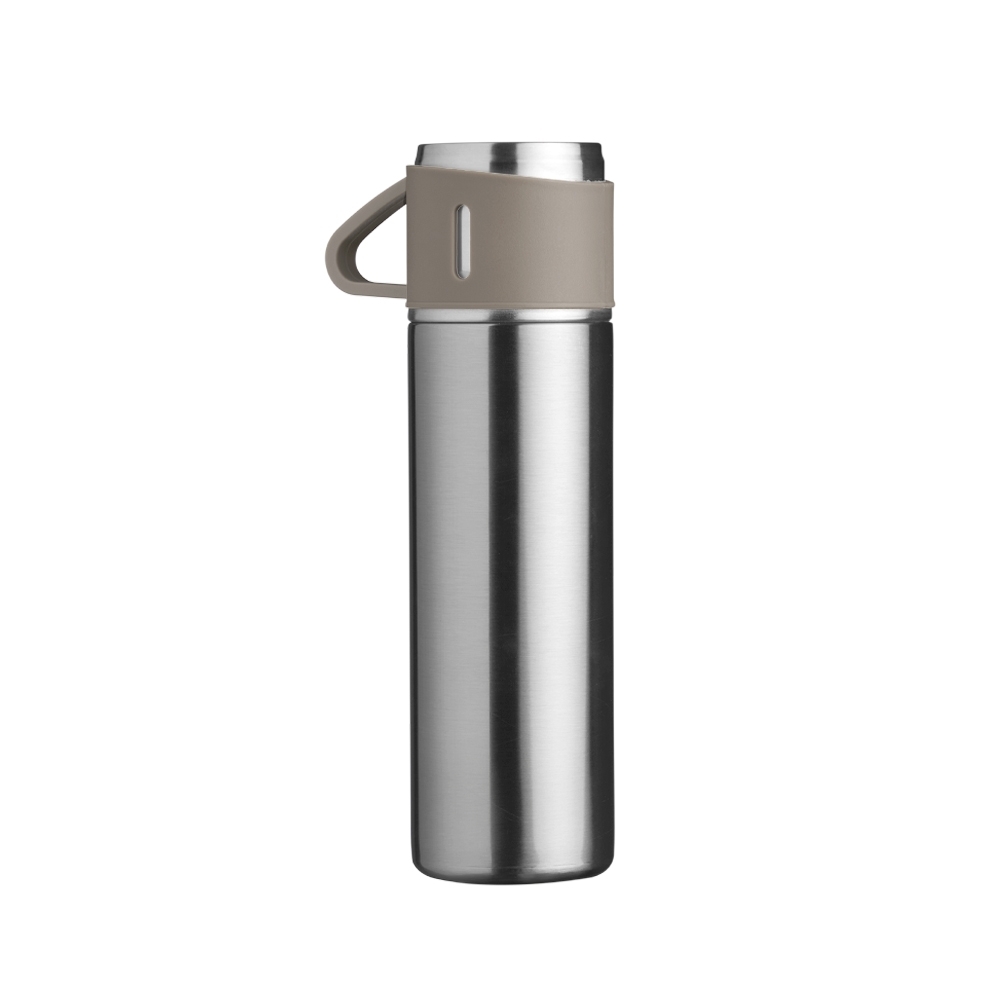 GARRAFA TÉRMICA 450 ML  SPX-18639-INO/BEG NA COR INOX