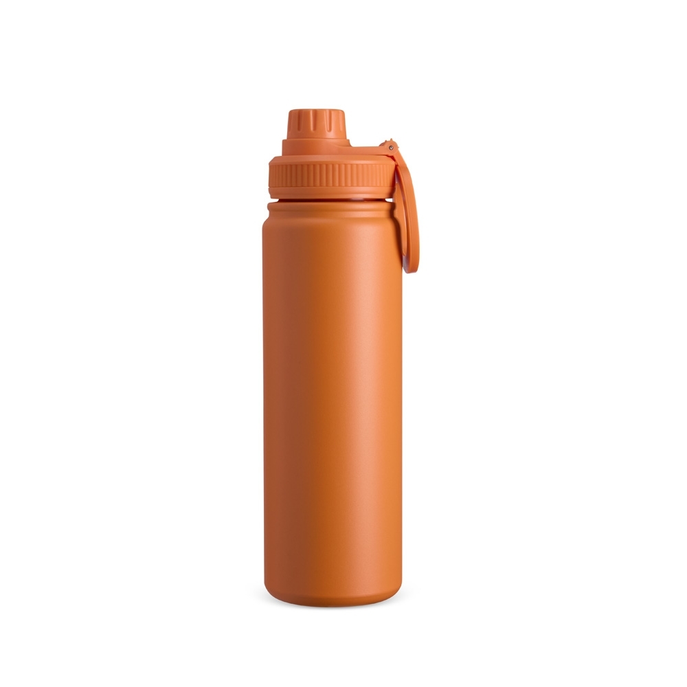 GARRAFA TÉRMICA INOX 750ML SPX-08197-LAR NA COR LARANJA