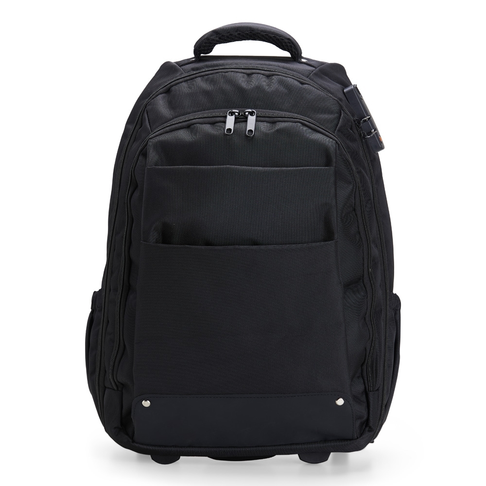 MOCHILA COM RODINHAS 27 LITROS SPX-01443-PRE NA COR PRETO