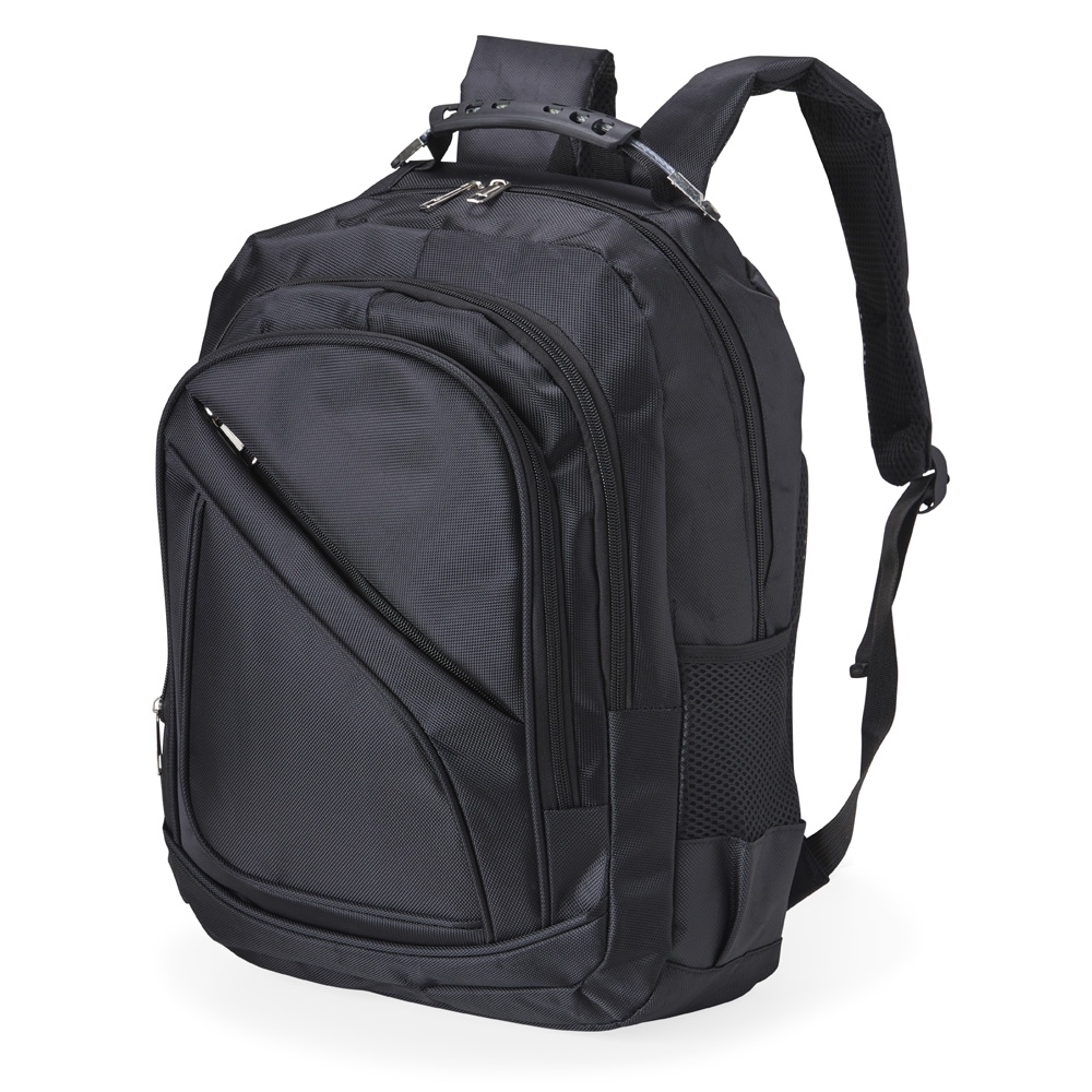 MOCHILA DE NYLON SPX-E@02067-PRE NA COR PRETO