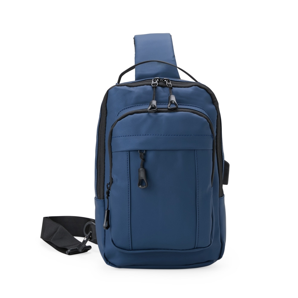 MOCHILA DE OMBRO USB 8L SPX-08131-AZU NA COR AZUL