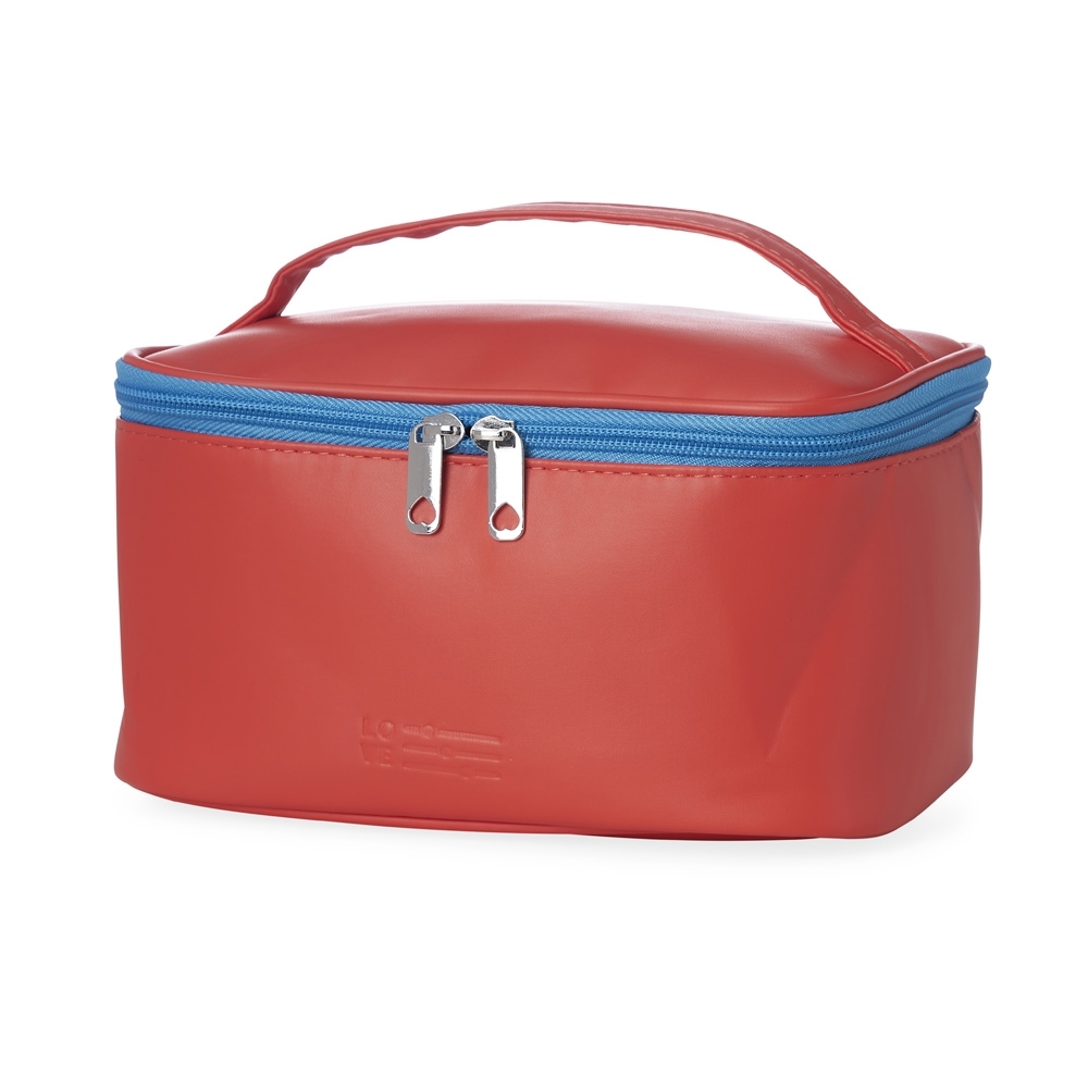 NÉCESSAIRE PU SPX-P@18674-LAR NA COR LARANJA