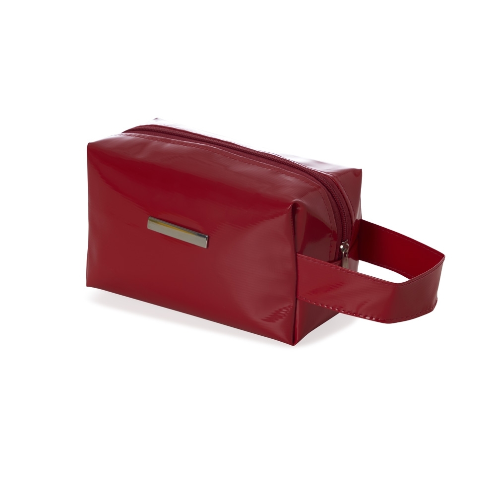 NECESSAIRE CONFEC. EM VINIL SPX-14668-VM NA COR VERMELHO