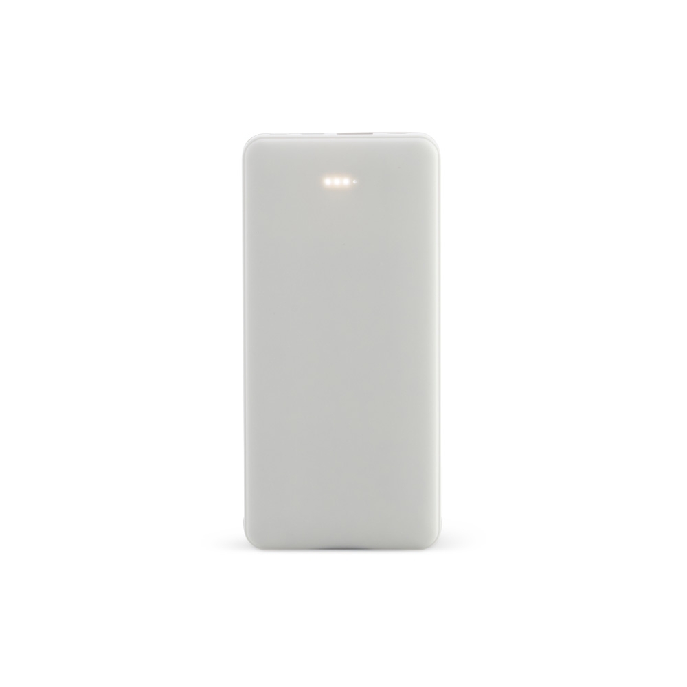 POWER BANK 10.000MAH COM INDICADOR LED SPX-06005-BCO NA COR BRANCO