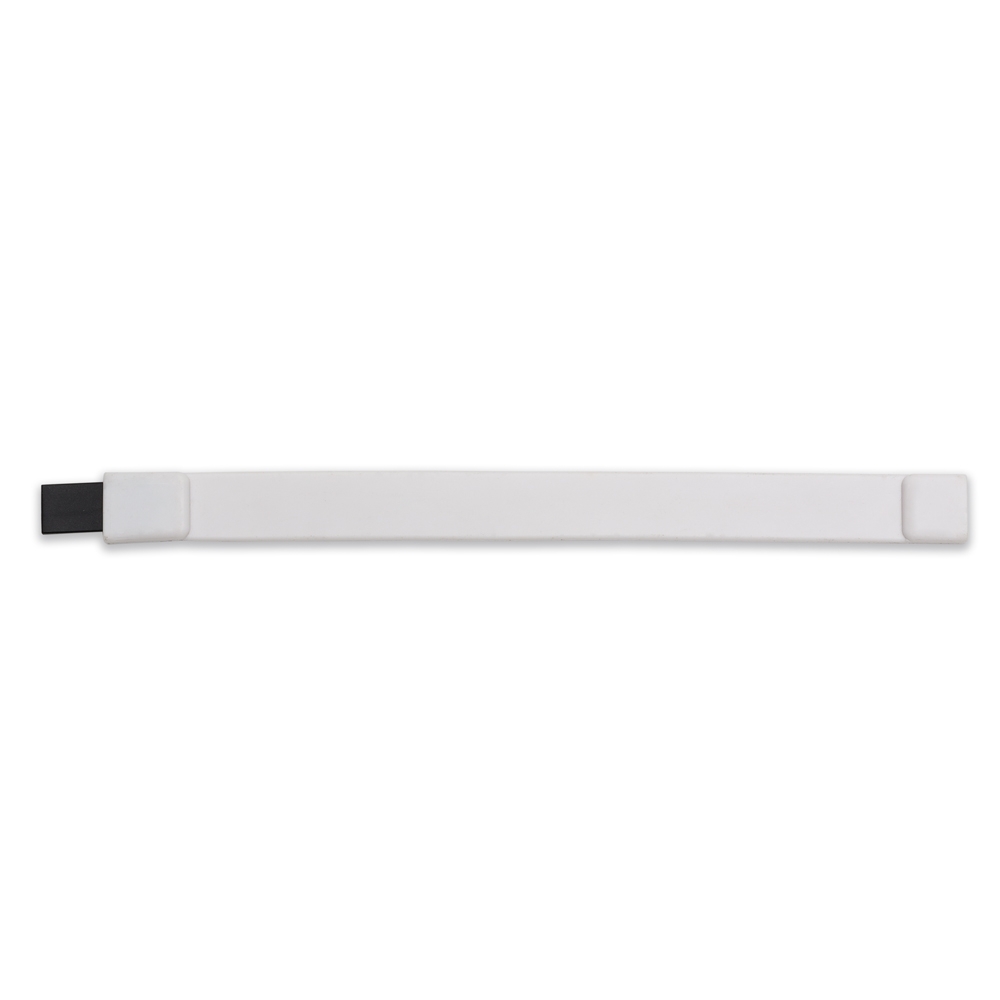 PULSEIRA DE BORRACHA C/ SLOT P/ MEMORIA SPX-P@12742-BCO NA COR BRANCO