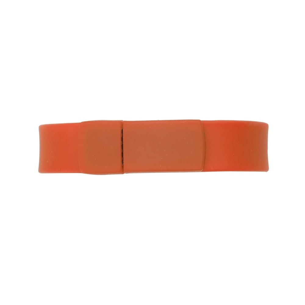PULSEIRA DE SILICONE C/ SLOT P/ MEMORIA  SPX-P@13949-LAR NA COR LARANJA