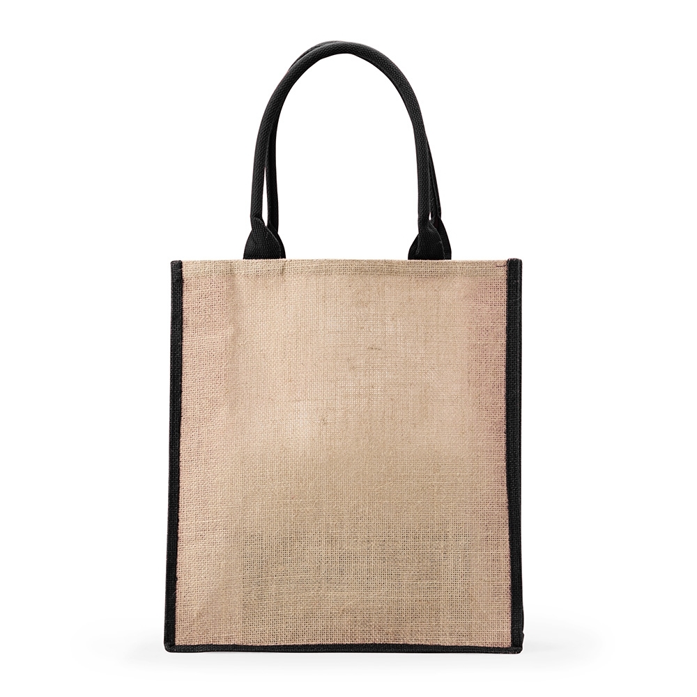 SACOLA DE JUTA SPX-18841-PRE NA COR PRETO