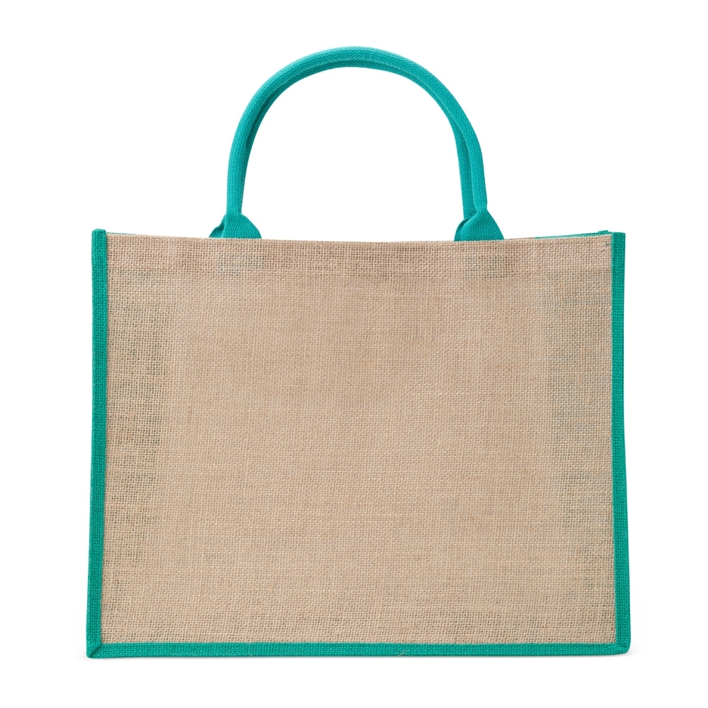 SACOLA DE JUTA GRANDE SPX-18743-VD NA COR VERDE