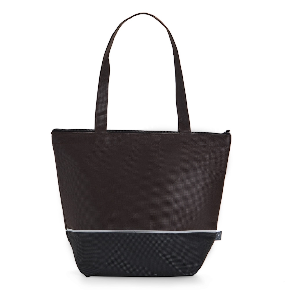 SACOLA RPET TÉRMICA 10 LITROS SPX-01699-MAR/PRE NA COR MARROM