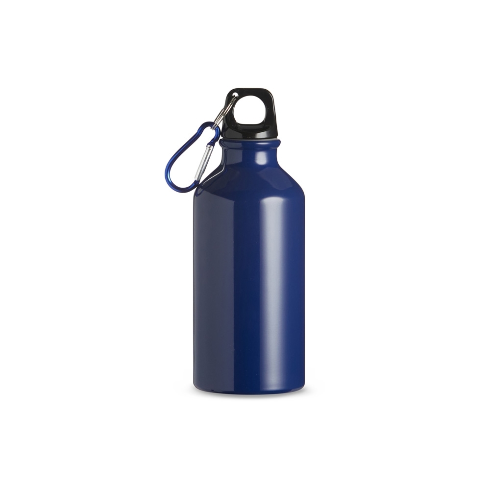 SQUEEZE ALUMÍNIO 420ML C/ MOSQUETÃO SPX-09138-AZE NA COR AZUL