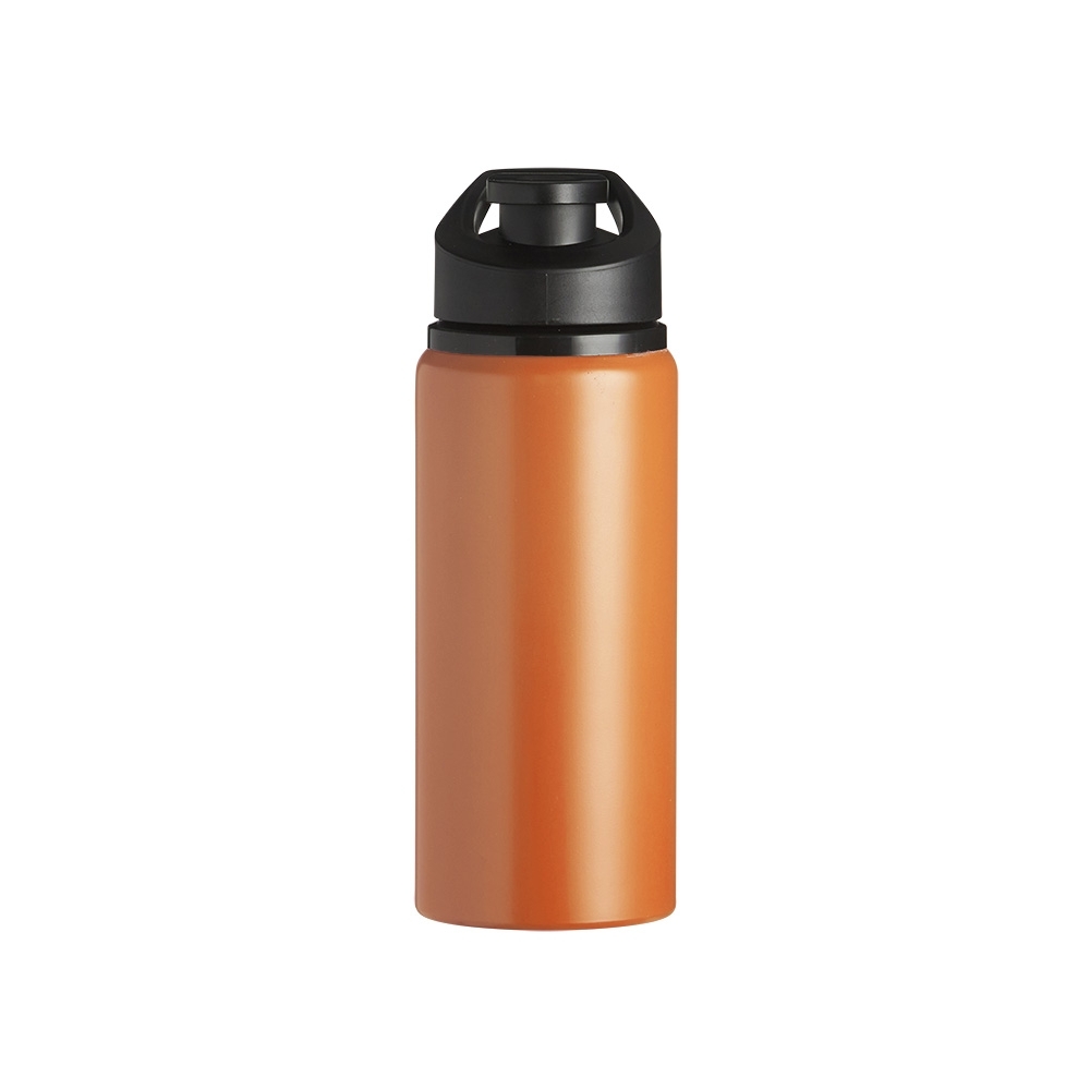 SQUEEZE ALUMINIO FOSCO 650ML SPX-12487D-LAR NA COR LARANJA