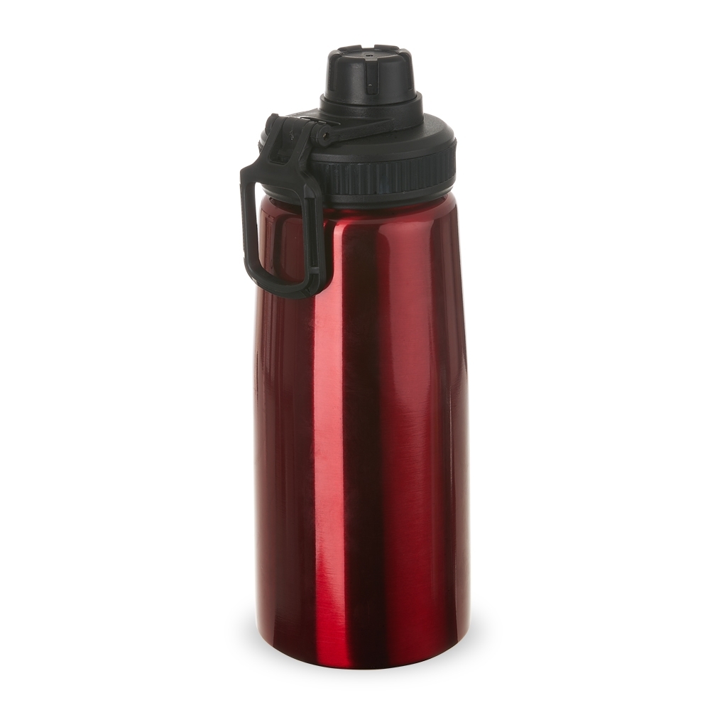 SQUEEZE 750ML INOX C/ ALÇA SPX-18550B-VM NA COR VERMELHO