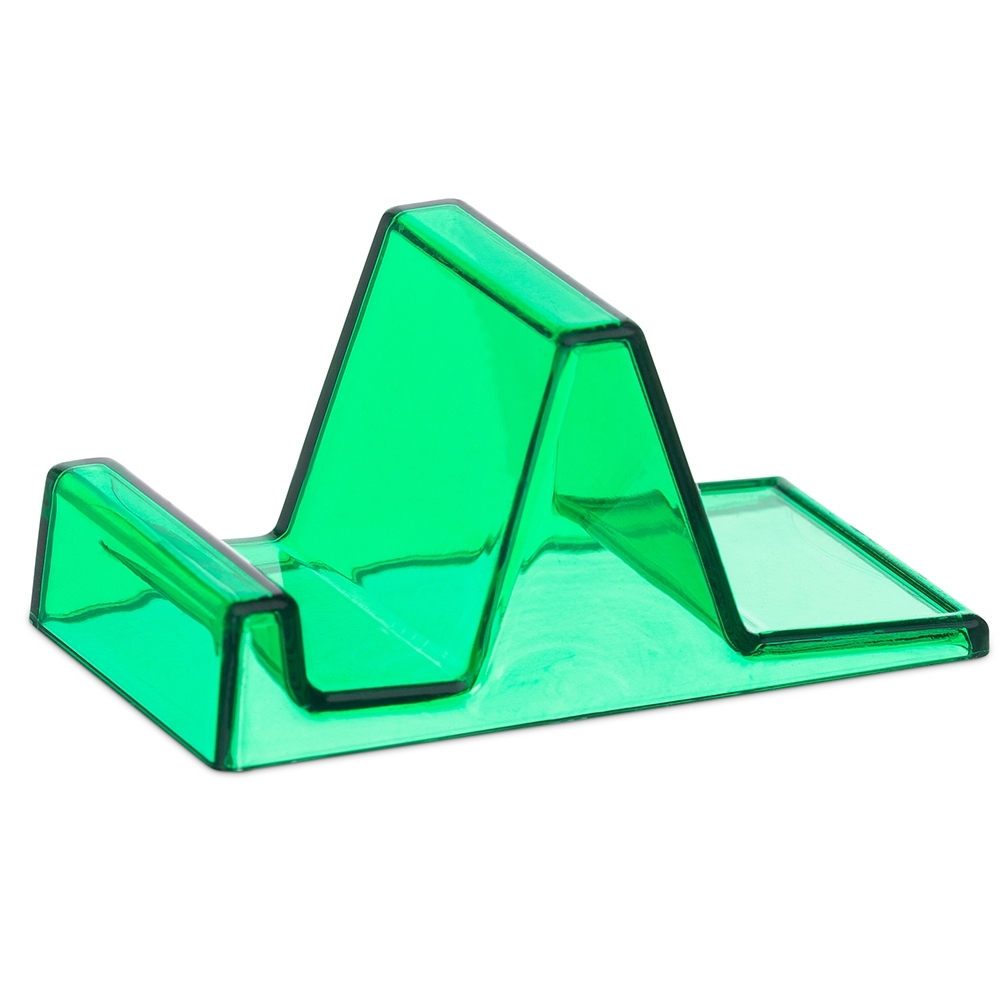 SUPORTE P/ CELULAR EM ACRILICO SPX-01093-VD/TRA NA COR VERDE