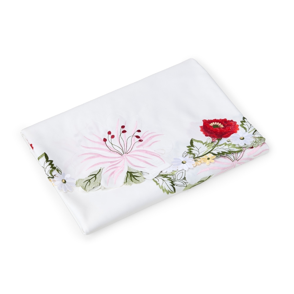 TOALHA MESA RED. 1,8 M X 1,8 M SPX-P$07022A-BCO NA COR BRANCO