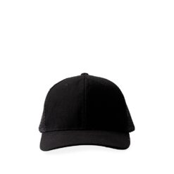 BONÉ POLIÉSTER ABA CURVA COM TELA SPX-18986-PRE NA COR PRETO