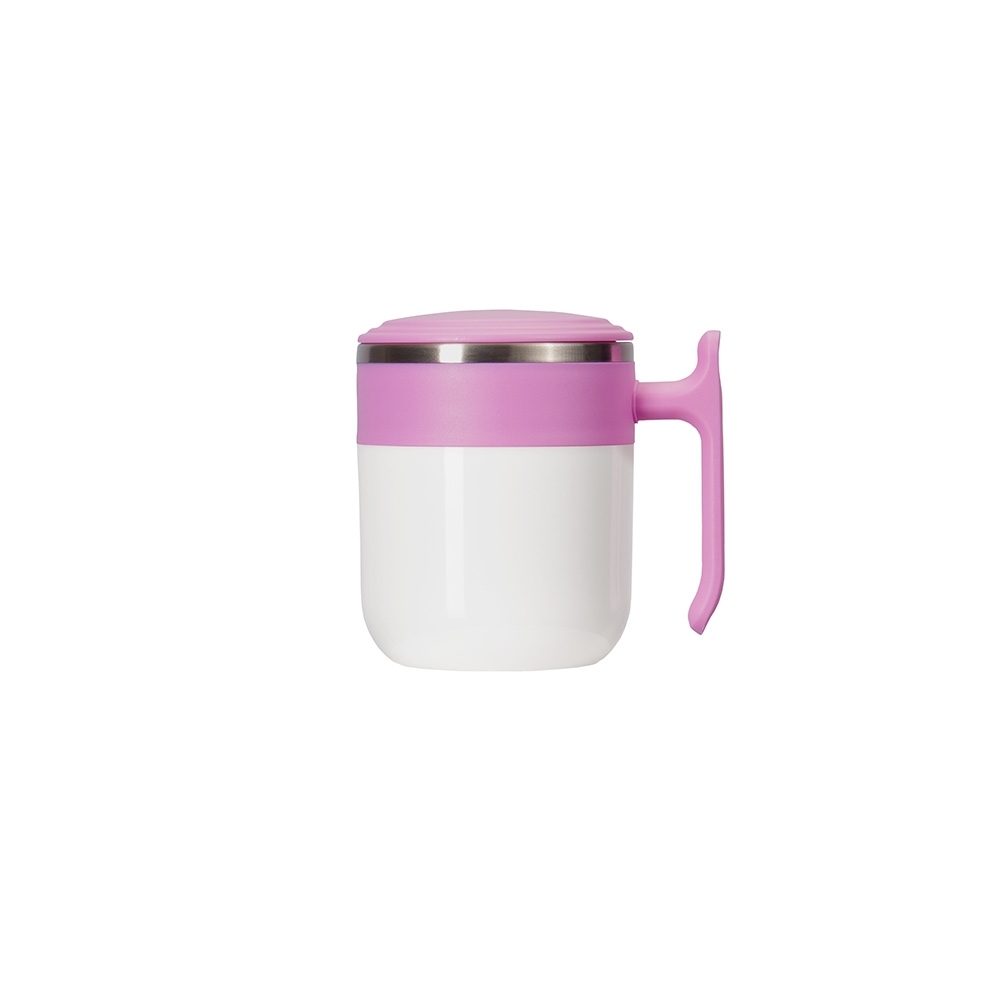 CANECA INOX 350ML SPX-18946-BCO/ROS NA COR ROSA