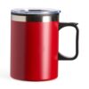 CANECA PLÁSTICA 375ML SPX-19015-VM NA COR VERMELHO