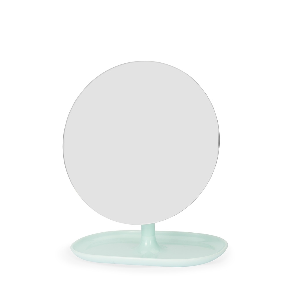 ESPELHO DE MESA PLÁSTICO SPX-18982-AZU NA COR AZUL