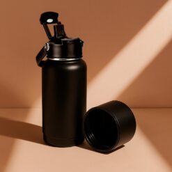 GARRAFA TÉRMICA 700ML SPX-19012-PRE NA COR PRETO