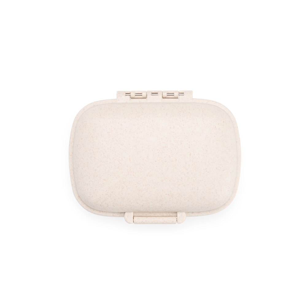 PORTA COMPRIMIDOS PLÁSTICO SPX-08282-BEG NA COR BEGE