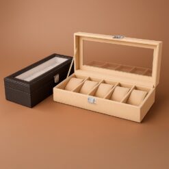 PORTA-RELÓGIOS SPX-09115-DOU NA COR DOURADO