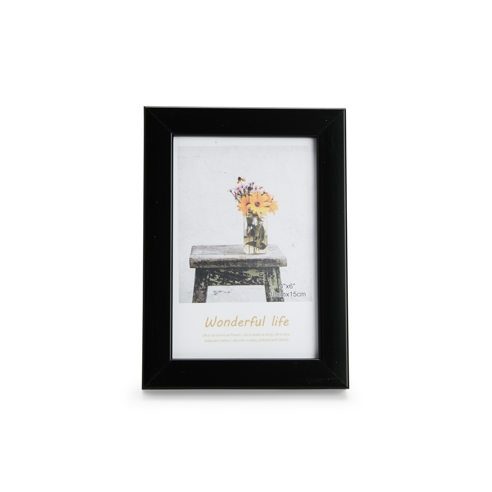 PORTA-RETRATO PVC SPX-18988-PRE NA COR PRETO