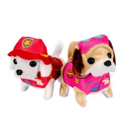 CACHORRO DE PELÚCIA ARTICULADO SPX-P$BRINQ63-MIS NA COR AMARELO