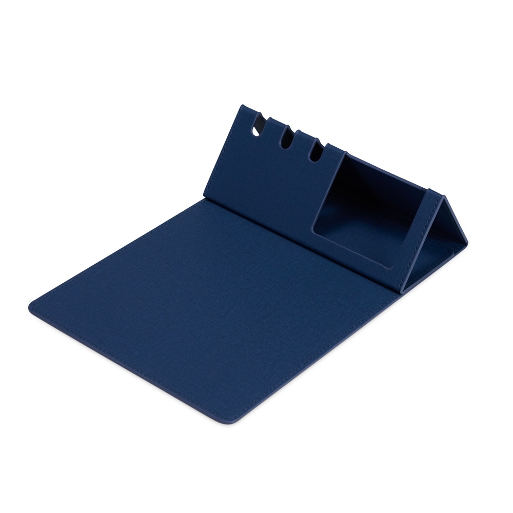 MOUSE PAD COM SUPORTE DE CELULAR SPX-19028-AZU NA COR AZUL